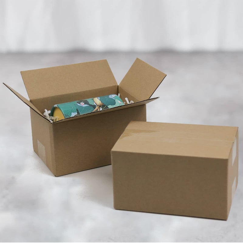 Sodissa 7x5x4 Inches Shipping Boxes  Brown Corrugated Cardboard Boxes for Small Bussiness  25 Pack - Image 4